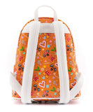 DISNEY Loungefly Minnie Mouse Gingerbread Mini Backpack and Headband Set-Limited edition Disney Christmas themed Gingerbread Minnie Mouse faux leather mini backpack with headband holder and matching headband. 9x10x4.5in, Suitable for both kids and adults with adjustable straps. Genuine Loungefly, officially licensed Disney acc-