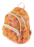 DISNEY Loungefly Minnie Mouse Gingerbread Mini Backpack and Headband Set-Limited edition Disney Christmas themed Gingerbread Minnie Mouse faux leather mini backpack with headband holder and matching headband. 9x10x4.5in, Suitable for both kids and adults with adjustable straps. Genuine Loungefly, officially licensed Disney acc-