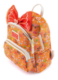 DISNEY Loungefly Minnie Mouse Gingerbread Mini Backpack and Headband Set-Limited edition Disney Christmas themed Gingerbread Minnie Mouse faux leather mini backpack with headband holder and matching headband. 9x10x4.5in, Suitable for both kids and adults with adjustable straps. Genuine Loungefly, officially licensed Disney acc-
