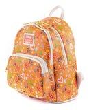 DISNEY Loungefly Minnie Mouse Gingerbread Mini Backpack and Headband Set-Limited edition Disney Christmas themed Gingerbread Minnie Mouse faux leather mini backpack with headband holder and matching headband. 9x10x4.5in, Suitable for both kids and adults with adjustable straps. Genuine Loungefly, officially licensed Disney acc-