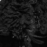 Kalissa Handbag by Punk Rave - Small Black Victorian Gothic Purse Bag-