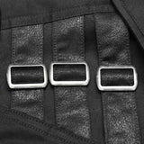 Gothic Militia Shirt, Punk Rave Gothic Women's Military Fashion Top-