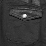 Gothic Militia Shirt, Punk Rave Gothic Women's Military Fashion Top-