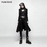 Alien Nation Coat, Punk Rave Gothic Women's Long Hooded Jacket Cloak-