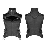 Vulturia Vest Top, Punk Rave Gothic Women's Post-Apocalyptic Warrior -