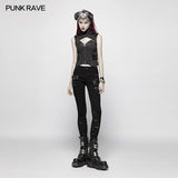 Vulturia Vest Top, Punk Rave Gothic Women's Post-Apocalyptic Warrior -