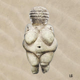 -Uniquely shaped soft microfiber beach towel made of quick dry polyester. Free shipping. Unique unusual historical goddess full figure form sculpture femininity fertility feminist feminism womanhood womanly body love self care fat fabulous beauty natural curves curvy chubby celebration gift plus size pagan wicca woman-L - 57 x 30in / .1 / 145 x 76cm-Oolite-