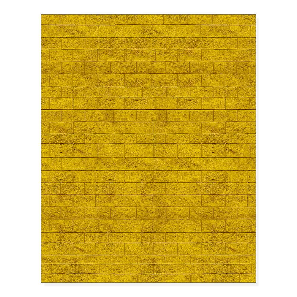 Yellow Brick Road Floor Mat / Runner, Wizard of Oz Fantasy Floor Decor-Convention quality low profile, thin style floor mat. Durable non-woven polyester fiber top, non-slip rubber backing. Easily trimmed. Customization and other sizes by request. Ships from the USA. Photorealistic textured gold brick fantasy event party hall aisle runner Wizard of Oz theater production prop.-96 x 120 inches-