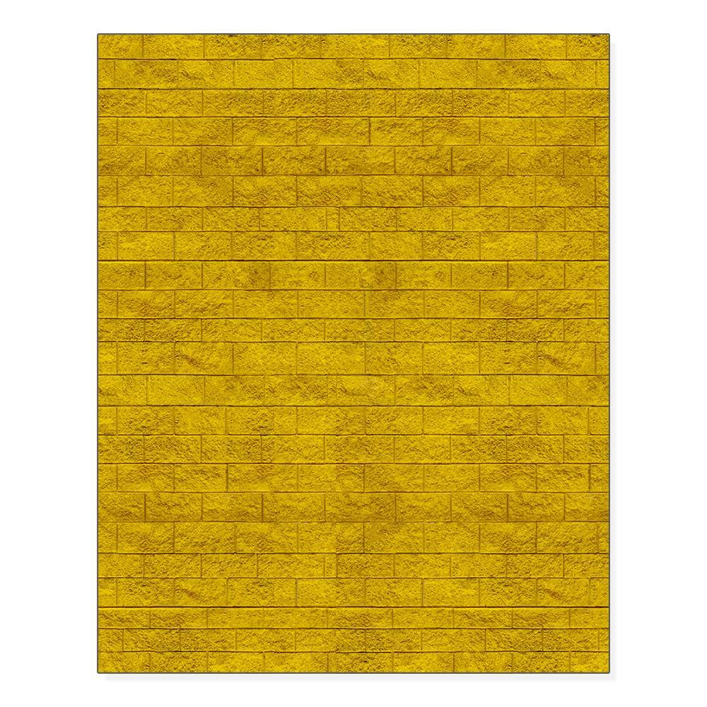 Yellow Brick Road Floor Mat / Runner, Wizard of Oz Fantasy Floor Decor-Convention quality low profile, thin style floor mat. Durable non-woven polyester fiber top, non-slip rubber backing. Easily trimmed. Customization and other sizes by request. Ships from the USA. Photorealistic textured gold brick fantasy event party hall aisle runner Wizard of Oz theater production prop.-96 x 96 inches-