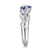 Legend of Zelda Breath of the Wild Zora Engagement Ring, 925 Silver-The Zora's Sapphire the spiritual stone of water in the form of the engagement ring given to Link by Princess Ruto. High quality, handcrafted ring in .925 sterling silver set with CZ gemstones. Brand new, carefully packed and shipped. Free shipping from the USA and abroad. -