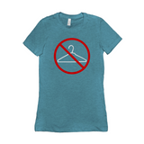 -We will not go back! High quality. Bella+Canvas brand 'Favorite Tee' shirt. Slim fit, long length, crew neck. Airlume combed ring-spun cotton & poly blend options. SCOTUS Roe v Wade Women's Rights Reproductive Equality feminist protest RESIST Persist Bans Off Our Bodies My Body My Choice Pro-Choice Health Care SCROTUS-Heather Aqua-S-