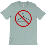 -Classic fit mens/unisex style Bella & Canvas t-shirt. supreme quality combed ringspun cotton, Socially, ethically and environmentally responsible production. Shipped from USA. Women's Rights Equality Healthcare We Will Not Go Back RESIST PERSIST March Protest Vote Bans Off My Body Roe v Wade Pro-Choice Abortion Rights-Dusty Blue-M-
