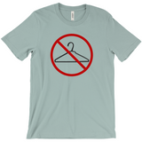 -Classic fit mens/unisex style Bella & Canvas t-shirt. supreme quality combed ringspun cotton, Socially, ethically and environmentally responsible production. Shipped from USA. Women's Rights Equality Healthcare We Will Not Go Back RESIST PERSIST March Protest Vote Bans Off My Body Roe v Wade Pro-Choice Abortion Rights-Dusty Blue-S-