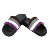 -High quality slip-on sandals constructed of lightweight, durable, soft and comfortable PVC. These sandals are made-to-order. Free shipping from abroad. 

LGBTQ LGBTQIA LGBTX Asexual Pride Equality Flip Flops Footwear Shoes Summer Ace Beach Fashion Rights Equality March Parade Protest unisex nonbinary mens women youth -