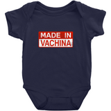 -High quality Rabbit Skins infant snap bodysuit. Solid colors are 100% combed ringspun cotton, heather colors are 90/10 combed ringspun cotton and polyester. Double-needle ribbed bindings, 3 snap closure. Shipped from the USA. Funny one piece unisex baby snapsuit creeper crawler -Navy-NB-