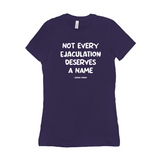 -Women's style Bella & Canvas crew neck t-shirt. Slim fit, combed ing-spun cotton. Ethical & ecological production. Made-to-order, shipped from the USA. Feminist Women's Rights Equality George Carlin Quote abortion is healthcare SCROTUS Roe v Wade Persist Resist Protest VOTE pro-choice Bans Off My Body My Choice-Purple-S-