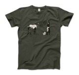 -Women (Fitted)-Military Green-XL-