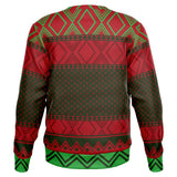 -Funny all-over-print unisex sweatshirt made of soft, comfortable cotton/polyester/spandex blend with brushed fleece interior. Each panel is individually printed, cut and sewn to ensure a flawless graphic that won't crack or peel. funny AOP computers IT on and off again mens womens ugly sweater christmas holiday jumper-