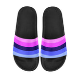 -High quality slip-on sandals constructed of lightweight, durable, soft and comfortable PVC. These sandals are made-to-order. Free shipping from abroad. LGBTQ LGBTQIA LGBTX Omnisexual Pride Equality Flip Flops Footwear Shoes Summer Omni Beach Fashion Rights Equality March Parade Protest unisex nonbinary mens women youth -EU 36 / US 5M 6W-