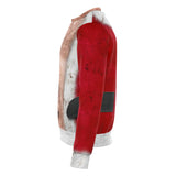 -Funny all-over-print unisex sweatshirt made of soft and comfortable cotton/polyester/spandex blend with brushed fleece interior. Each panel is individually printed, cut and sewn to ensure a flawless graphic that won't crack or peel. Mens womens Christmas all over print AOP novelty joke naughty humor xmas jumper costume-