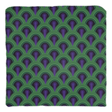 Overlook 237 Throw Pillows - Classic Retro Horror Hotel Carpet Pattern-Double-sided, square spun polyester pillow in your choice of size (14, 16, 18 or 20 inches) and finish: Sewn Pillow (no zipper), Cushion with Removable Zippered Pillowcase or Cover Only. This item is made-to-order. Typically ships in 3-5 days from within the US. Green Purple Teal Halloween Accent-Cover only-no insert-Spun Polyester-14x14 inch-