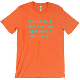 -Jordan Peterson is a fraud and a pseudo-intellectual con-man. These shirts are made-to-order and typically ship in 3-5 business days from the USA. Additional sizes and styles, custom colors, etc. available by request. unisex style philosophy hipster trendy college fashion t-shirt anti-fascist canadian usa american-Orange-Small (S)-