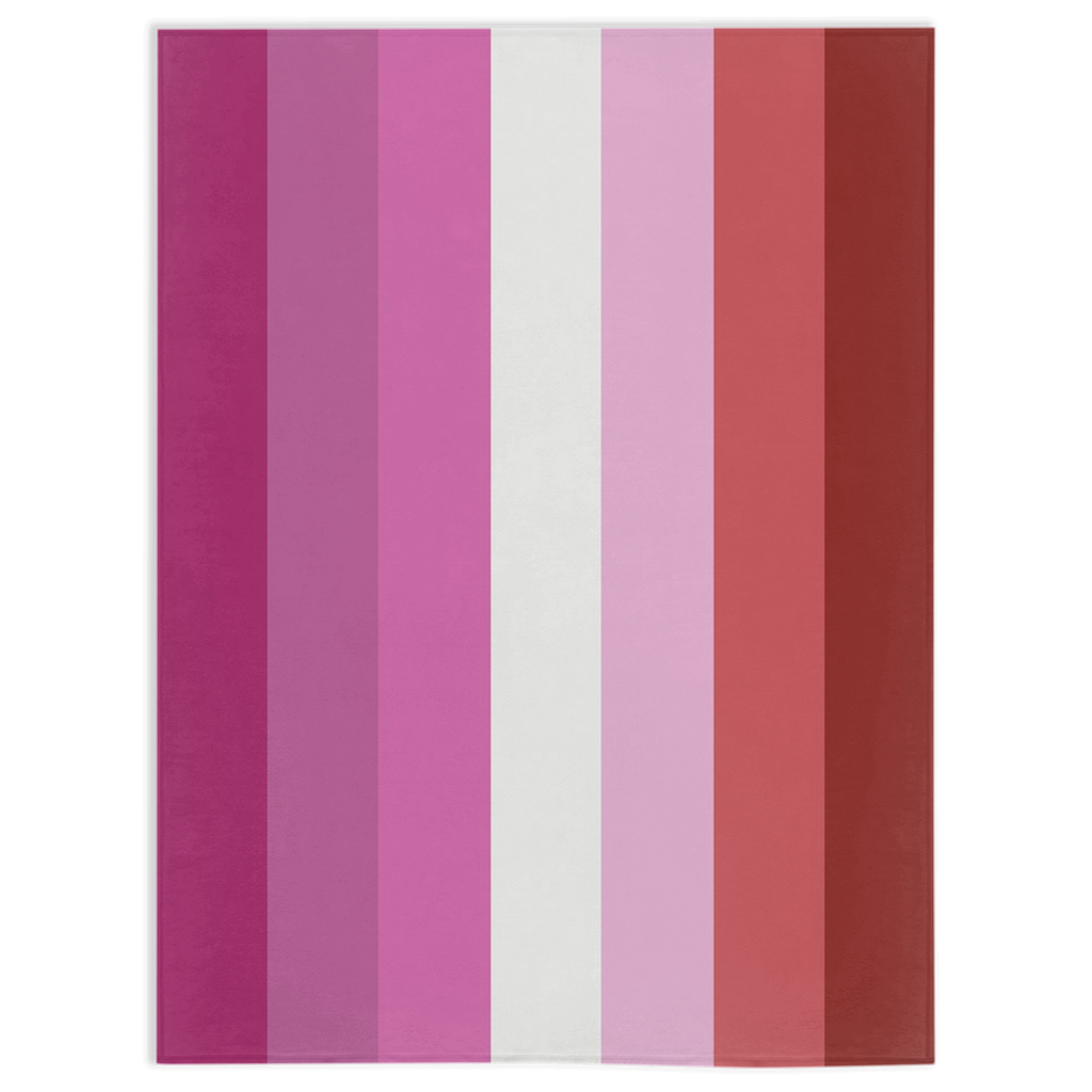 -High quality printed image on a luxurious, soft and warm 100% polyester minky fleece blanket. Double-sided blankets are printed on both sides. Single-sided blankets are white on the reverse. Made-to-order. Shipped from the USA. Lesbian Gay Pride LGBT LGBTQ LGBTQIA LGBTQX GLBT snuggle gift couple for her microfleece-30x40 inch-Single Sided-