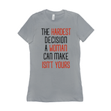 -Women's style Bella+Canvas, longer length, slim fit crew neck t-shirt in darker colors. Airlume combed and ring-spun cotton. Made to order, shipped from the USA Women's rights equality Keep Abortion Legal pro-choice Healthcare her body her choice Roe v Wade SCROTUS bans off our bodies PERSIST and Resist United ERA NOW-Silver-S-