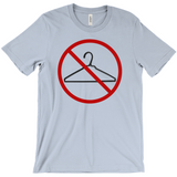 -Classic fit mens/unisex style Bella & Canvas t-shirt. supreme quality combed ringspun cotton, Socially, ethically and environmentally responsible production. Shipped from USA. Women's Rights Equality Healthcare We Will Not Go Back RESIST PERSIST March Protest Vote Bans Off My Body Roe v Wade Pro-Choice Abortion Rights-Light Blue-M-