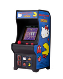 -The world’s first videogame hero PacMan and super cute global pop icon Hello Kitty are together again in a working miniature version of the original arcade game that fits in the palm of your hand. Full color, Hi-Res graphics, authentic sounds, keychain. Officially licensed Namco and Sanrio product. Shipped from USA.-