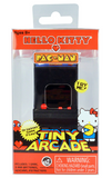 -The world’s first videogame hero PacMan and super cute global pop icon Hello Kitty are together again in a working miniature version of the original arcade game that fits in the palm of your hand. Full color, Hi-Res graphics, authentic sounds, keychain. Officially licensed Namco and Sanrio product. Shipped from USA.-