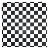 Black and White Checkered Square Throw Pillows and Pillow Covers-Double-sided, square spun polyester pillow or pillowcase in your choice of color and size.This item is made-to-order and typically ships in 3-5 business days from within the US. Diagonal black and white zig-zag lines on high quality throw pillow. Tense and surreal optical art pattern. Fun and unique gothic halloween home decor.-