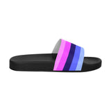 -High quality slip-on sandals constructed of lightweight, durable, soft and comfortable PVC. These sandals are made-to-order. Free shipping from abroad. LGBTQ LGBTQIA LGBTX Omnisexual Pride Equality Flip Flops Footwear Shoes Summer Omni Beach Fashion Rights Equality March Parade Protest unisex nonbinary mens women youth -
