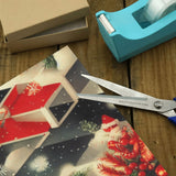 -58" x 23" rolls of high quality 5.93oz gift wrap. Free Shipping. 25% off w/code 'WRAPPERSDELIGHT' retro vintage style kitsch pattern christmas hanukah winter holiday pattern design ugly unique unusual 1940s 1950s 1960s 1970s 1980s tacky weird trending giftwrap classic gift paper premium designer abstract antique-