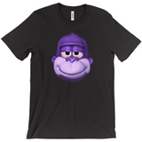 -Retro Y2K fashion hiphop streetwear purple swag high ape bonzi 420 great grape gorilla windows98 2000 internet meme spyware virus nineties funny stoner millennium icon Comfortable and durable mens/unisex style Bella & Canvas t-shirt. Quality combed ring-spun cotton with a classic fit, crew neck and short sleeves. -Black-S-