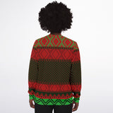 -Funny all-over-print unisex sweatshirt made of soft, comfortable cotton/polyester/spandex blend with brushed fleece interior. Each panel is individually printed, cut and sewn to ensure a flawless graphic that won't crack or peel. funny AOP computers IT on and off again mens womens ugly sweater christmas holiday jumper-