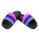 -High quality slip-on sandals constructed of lightweight, durable, soft and comfortable PVC. These sandals are made-to-order. Free shipping from abroad. LGBTQ LGBTQIA LGBTX Omnisexual Pride Equality Flip Flops Footwear Shoes Summer Omni Beach Fashion Rights Equality March Parade Protest unisex nonbinary mens women youth -