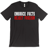 -Airlume combed and ring-spun cotton Unisex t-shirt. Made-to-order & shipped from the USA. American democracy resist united anti-fascist antifa protest authoritarian GOP democrat republican independent science facts matter trump desantis florida united states save education womens rights transgender reproductive vote-Unisex-XS-Black-