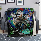 Covid Buster Biden Microfleece Blanket - Political Ghostbuster Parody-Silky-soft premium microfleece blanket ideal for snuggling and even warmer than it looks. 100% polyester, micro-mink exterior and microfiber fleece backing. Funny President Joe Biden 2021 Political Ghostbuster Pandemic Parody Donald Trump Covid-19 Coronavirus Superspreader Staypuft USA Superhero Science Matters-