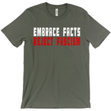 -Airlume combed and ring-spun cotton Unisex t-shirt. Made-to-order & shipped from the USA. American democracy resist united anti-fascist antifa protest authoritarian GOP democrat republican independent science facts matter trump desantis florida united states save education womens rights transgender reproductive vote-Unisex-XS-Army-