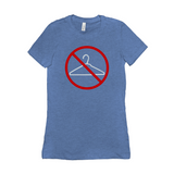 -We will not go back! High quality. Bella+Canvas brand 'Favorite Tee' shirt. Slim fit, long length, crew neck. Airlume combed ring-spun cotton & poly blend options. SCOTUS Roe v Wade Women's Rights Reproductive Equality feminist protest RESIST Persist Bans Off Our Bodies My Body My Choice Pro-Choice Health Care SCROTUS-Heather Columbia Blue-S-