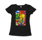 -Women (Fitted)-Black-S-