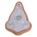 -A funny (if somewhat gross) gift for those with a particular sense of humor, a love for the bizarre or surreal? This nosey liquid soap dispenser (lotion, conditioner, lube, etc.) is shaped like a giant schnozz. Press the nose causes gel to ooze from the right nostril. A unique weird WTF accessory for your bathroom or bedroom.-