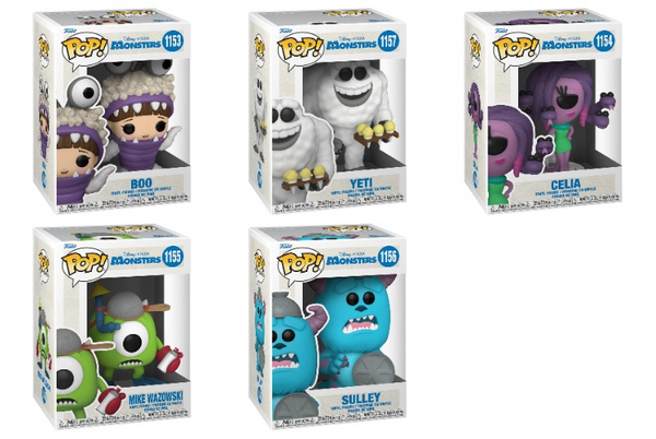 Funko POP Disney: Monsters Inc 20th - Bundle  Domestic Platypus