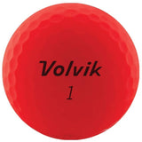 Volvik Vivid Matte EZ Find Golf Balls, 1 Dozen, UV High Visibility USA-12 pack of Volvik VIVID Matte Golf Balls in your choice of color. Known for their patented high visibility finish-easy to follow and find. Larger dual core for lower driver spin/increased distance and higher wedge spin to help stop on the greens. UV protection for color. Gifts for him dad golfer golfing, Fathers Day-Matte Red-