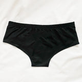 -Naughty sex wizard punderwear!! Perfect for those with a taste for the dark arts! Comfortable, women's black low-rise briefs with Wanna Slytherin? printed on the front. Lightweight and breathable, 92% polyester / 8% spandex. Free shipping. Funny ladies dirty joke potter parody punderpants sexy cosplay underwear gift-