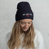 We Just Did MAGA Clapback Beanie Hats, Embroidered, Biden Victory 2020-High quality snug, form-fitting winter beanie hat / cap. Hypoallergenic 100% Turbo Acrylic, 12" long. Make America Great Again? We just did. By rejecting fascism and electing Joe Biden our 46th President. 2020 Election Victory. Bye Don. Trump for Prison, time for Progress. Funny Democrat gift. Ships from USA.-