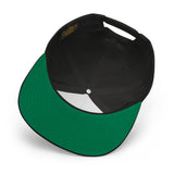MEDIOCRE Box Logo Flat Bill Cap - Embroidered Logo Snapback Hats-a supreme parody of mediocre design. High quality, embroidered high-profile fitting cap with classic green underviso. • 100% cotton twill • Structured • Five panel • High profile • Green undervisor • Sewn eyelets • Snapback. Ship in 3-5 business days from within the USA. Streetwear fashion red box logo mocking parody.-