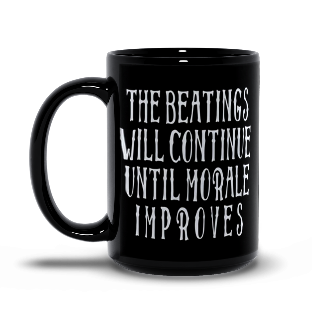 -Premium quality mug in your choice of 11oz or 15oz. High quality, durable ceramic. Dishwasher and microwave safe. Hand washing recommended to help prevent fading. Made-to-order and typically ships in 2-3 business days from the USA. funny motivational demotivational mis-management classic pirate meme saying quote-