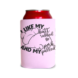 Funny Middle Aged Mermaid Can Cooler Wrap, Drink Insulator Sleeve Gift-High quality, reusable neoprene beverage insulator sleeve. Fits standard 12oz and 16oz cans or bottles and keeps beverages cold. Easy to clean and foldable for easy storage. Great gift or drink marker for parties. Middle-Aged Mermaid, funny over the hill medieval sea monster seafarer bestiary creature birthday gag gift-